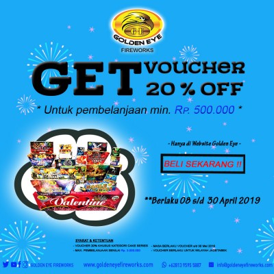 Promo April Get Voucher 20% Off